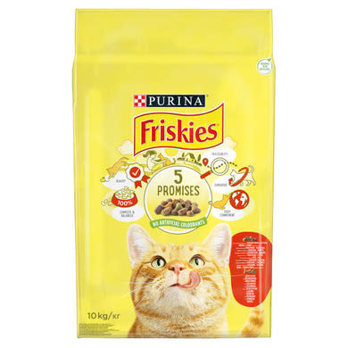 Friskies macska szárazeledel hús& csirke& zöldség