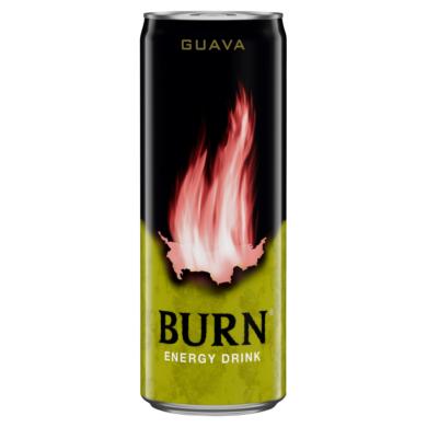 Burn Guava szénsavas guava ízű ital koffeinnel, B-vitaminokkal, inozitollal