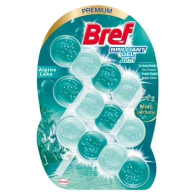 Bref Brilliant Gel Alpine Lake WC frissítő 3 x