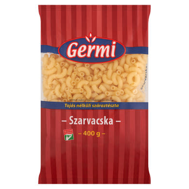 Germi szarvacska tojás nélküli száraztészta