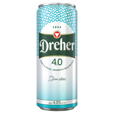 Dreher világos sör 4%