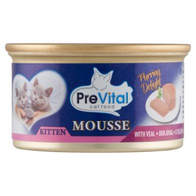 Prevital konzerv mousse borjúval kölyök macskáknak -