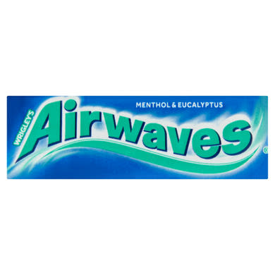 Airwaves Menthol & Eucalyptus rágógumi