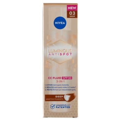 NIVEA Cellular Luminous630 sötét pigmentfoltok elleni CC fluid FF30