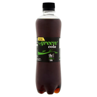 Green cola ízű szénsavas üdítőital stevia-val ízesítve