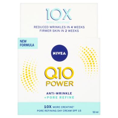 NIVEA Q10 Power pórusfinomító ránctalanító nappali arckrém