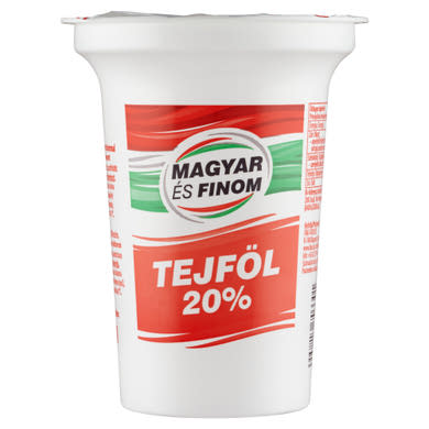 Magyar és Finom tejföl 20%