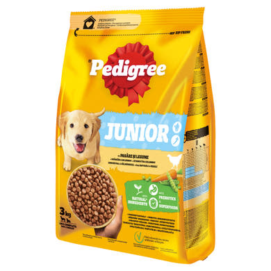 Pedigree Junior teljes értékű szárazeledel kölyökkutyák számára baromfival és zöldségekkel