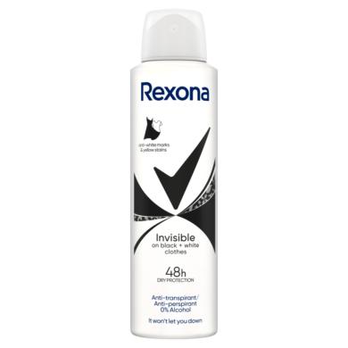 Rexona Invisible on black + white Clothes izzadásgátló