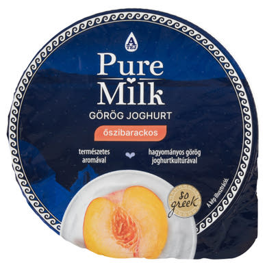 Pure Milk őszibarackos görög joghurt