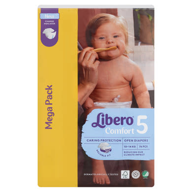 Libero Comfort egyszerhasználatos pelenkanadrág, méret: 5, 10-14 kg,
