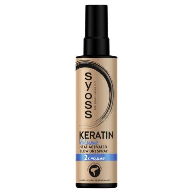 Syoss Keratin & Volume hajszárítás előtti & hővédő spray