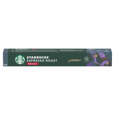 Starbucks by Nespresso Espresso Roast koffeinmentes őrölt pörkölt kávé 10 kapszula
