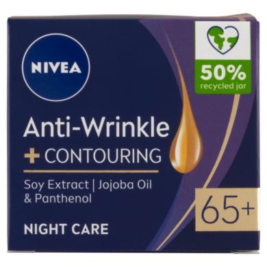 NIVEA ránctalanító, feltöltő éjszakai arckrém 65+