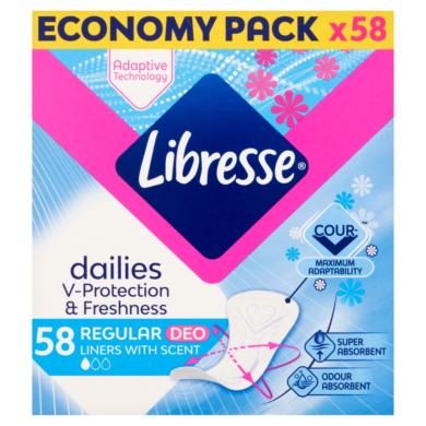 Libresse Dailies Fresh Regular Deo illatosított tisztasági betét