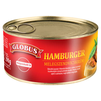 Globus hamburger ízesítésű melegszendvicskrém