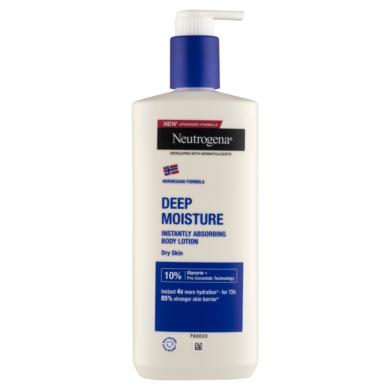 Neutrogena Norvég Formula Deep Moisture gyorsan beszívódó testápoló száraz bőrre