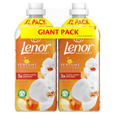 Lenor Vanília Orchidea és Aranyló Borostyán Öblítő mosáshoz