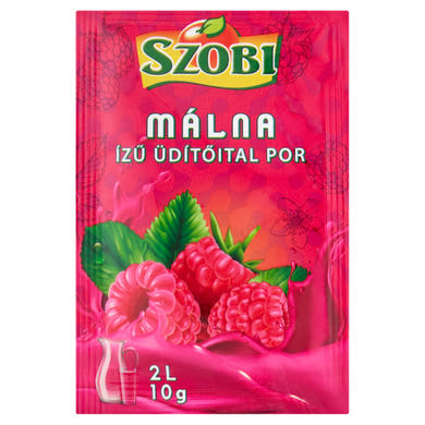 Szobi málna ízű üdítőital por