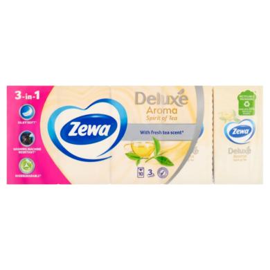 Zewa Deluxe Spirit Of Tea illatosított papír zsebkendő 3 rétegű