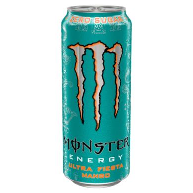 Monster Ultra Fiesta szénsavas mangó ízű ital vitaminokkal és édesítőszerekkel