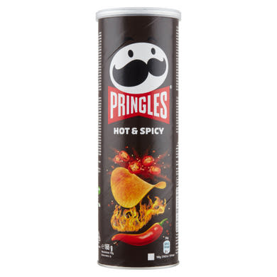 Pringles Hot & Spicy csípős ízesítésű snack