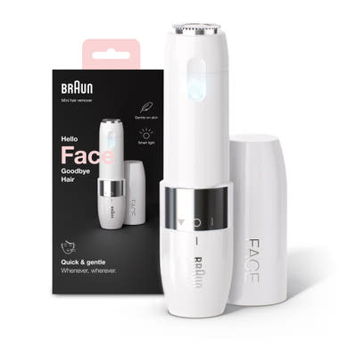 BRAUN FS1000 Mini arcszőrtelenítő Smartlight funkcióval, fehér