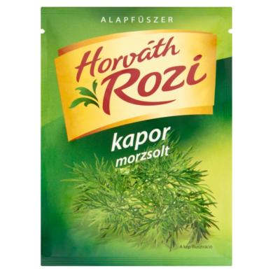 Horváth Rozi morzsolt kapor