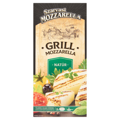 Szarvasi Mozzarella natúr grill mozzarella 2 db 150 g
