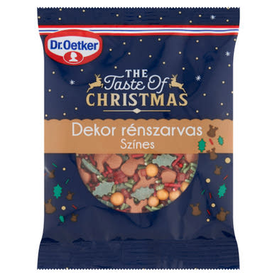 Dr. Oetker dekor rénszarvas színes cukor keverék ehető cukordekoráció