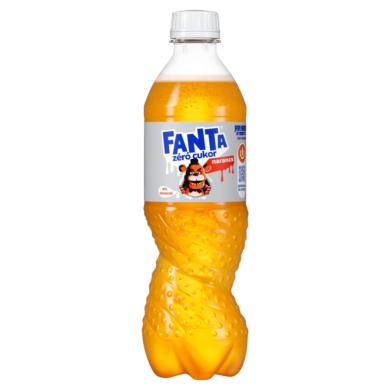 Fanta Zéró cukor energiamentes narancsízű szénsavas üdítőital édesítőszerekkel, + betétdíj,