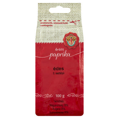 Szegedi Paprika II. osztályú édes őrölt paprika