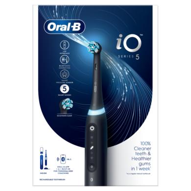 Oral-B iO 5 elektromos fogkefe, fekete