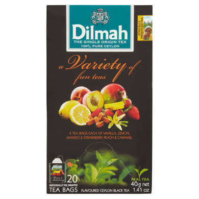 Dilmah Variety of Fun Teas fekete tea válogatás 20 filter 40 g