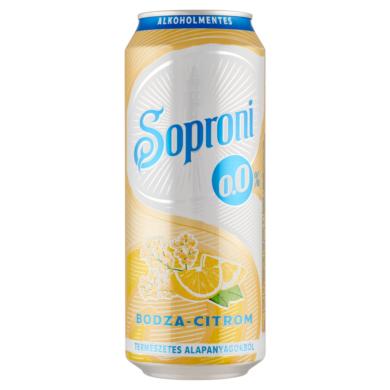 Soproni bodza-citromos alkoholmentes sörital 0,0%