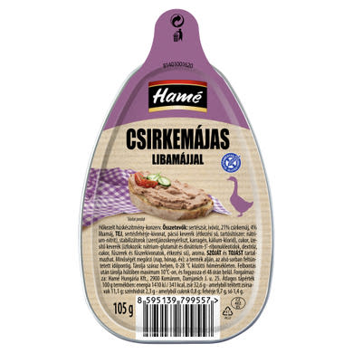 Hamé csirkemájas libamájjal