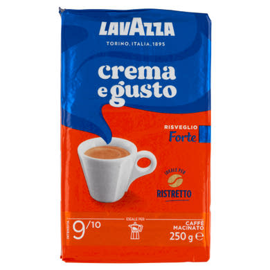 Lavazza Crema E Gusto Forte őrölt pörkölt kávé