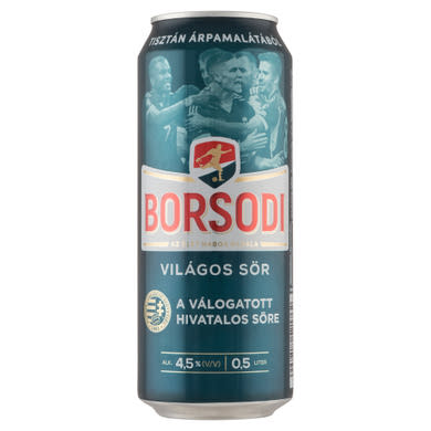 Borsodi világos sör 4,5%