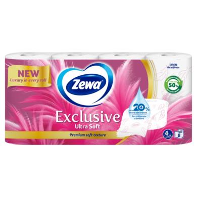 Zewa Exclusive Ultra Soft toalettpapír 4 rétegű 8 tekercs