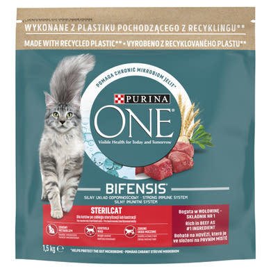 Purina One száraz macskaeledel steril marha& búza