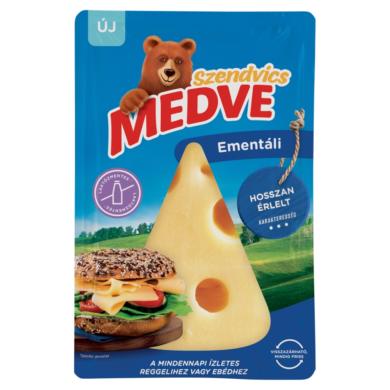 Medve Szendvics zsíros, kemény, szeletelt ementáli sajt