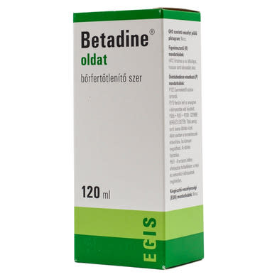 Betadine oldat fertőtlenítő