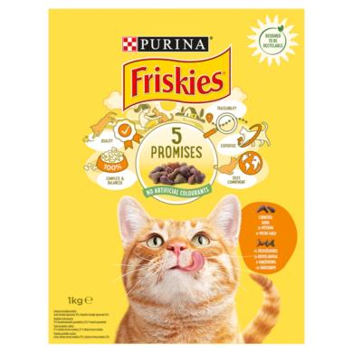 Friskies száraz macskaeledel csirkével és hozzáadott zöldségekkel