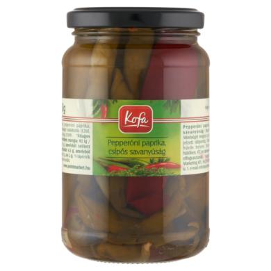 Kofa pepperóni paprika, csípős savanyúság