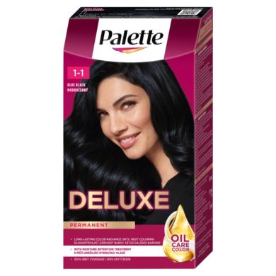 Palette Deluxe 1-1 kékesfekete intenzív krémhajfesték (909)