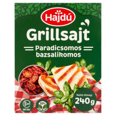 Hajdú paradicsomos bazsalikomos grillsajt