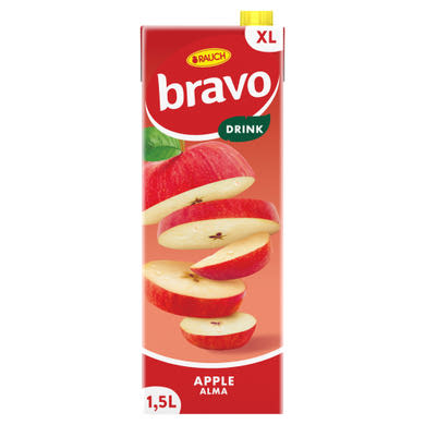 Rauch Bravo alma ital cukorral és édesítőszerekkel, C-vitaminnal