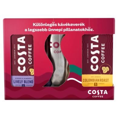 Costa Coffee pörkölt, őrölt kávé kapszulában 4 x 10 db 228 g + 1 db termosz