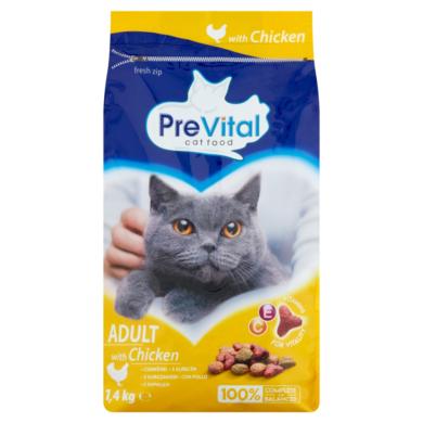 PreVital száraz macskaeledel adult csirke