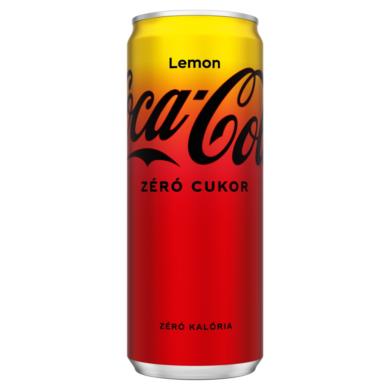 Coca-Cola Zero cola- és citromízű energiamentes szénsavas üdítőital édesítőszerekkel